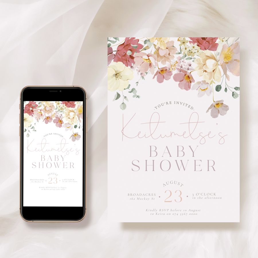 baby shower invitation